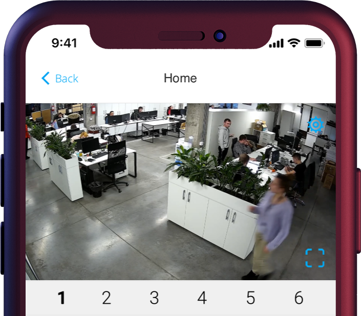 Ajax security camera top